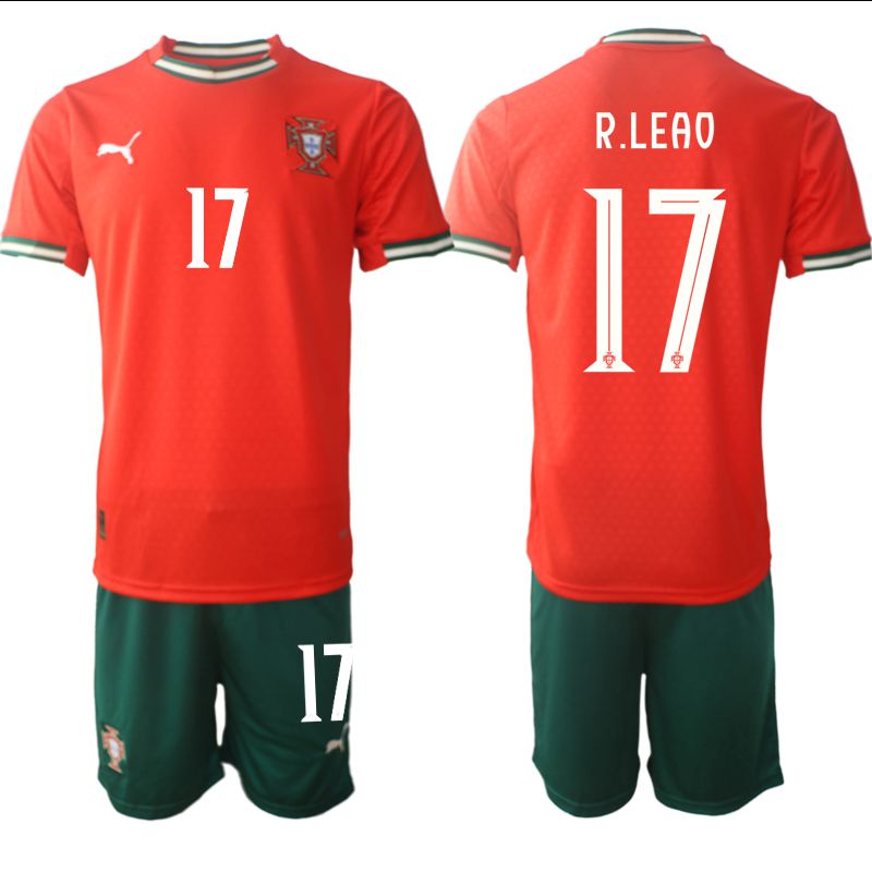 Men 2025-2026 Season Portugal home red 17 Soccer Jersey